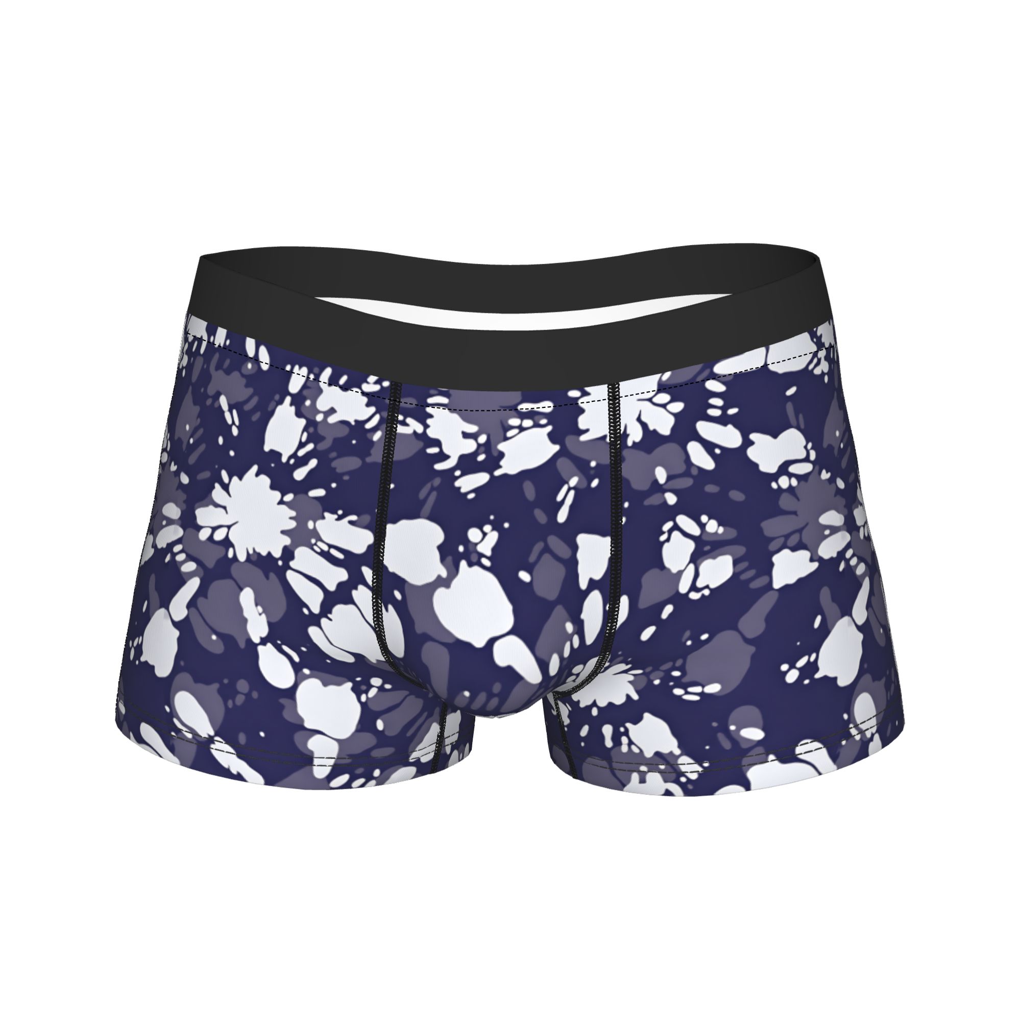 Shibori Tie Dye - Calzoncillos tipo bóxer elegantes y brillantes