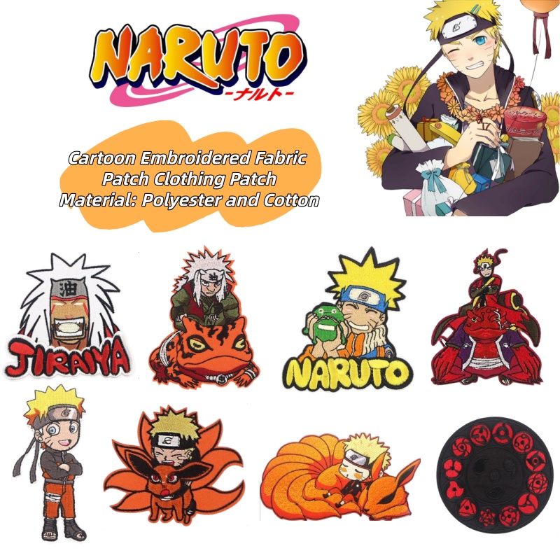 Japan Lifestyle And Culture - Parche bordado personalizado de Naruto, estilo
