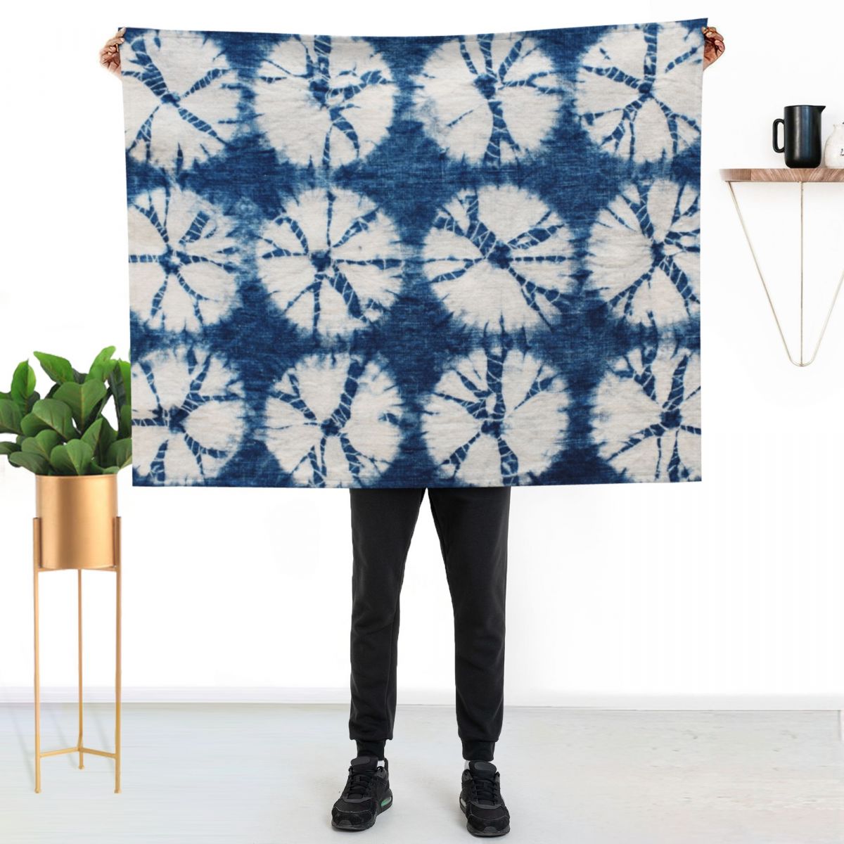 Manta de Piel Sintética Suave  - Shibori Tie Dye reseña y precio