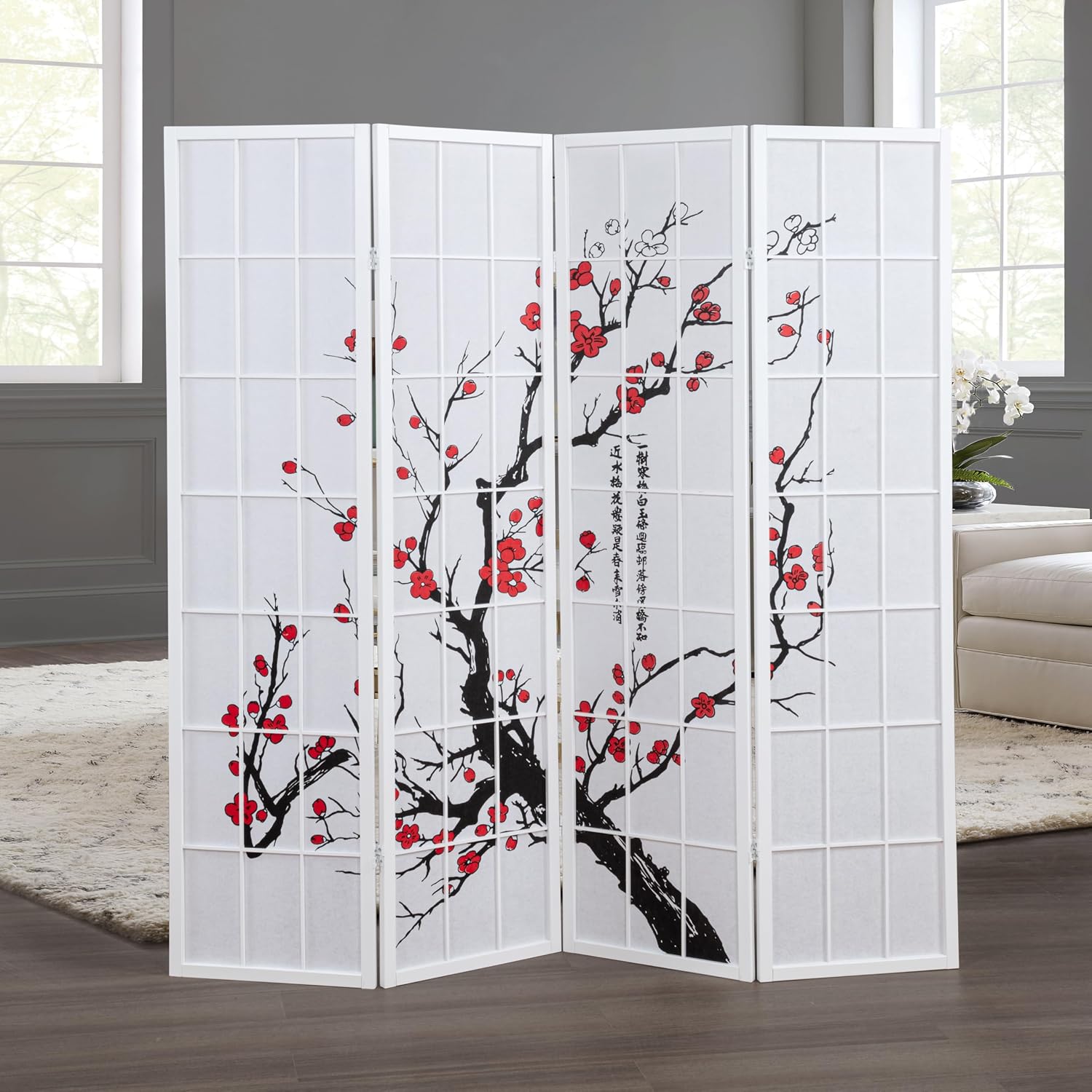 Separador de ambientes japonés - Shoji Screen Divider reseña y precio
