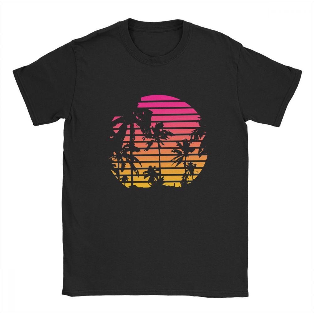 Camiseta Vintage Sunset Palm T - Japan Lifestyle And Culture reseña y precio