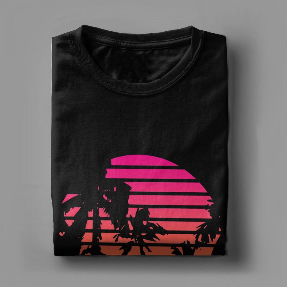 Camiseta Vintage Sunset Palm T - Japan Lifestyle And Culture reseña y precio