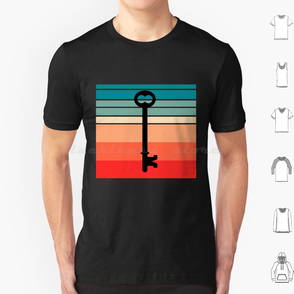 Camiseta Retro con llave 6xl,  - Shibori Tie Dye reseña y precio